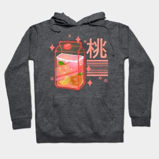 Kawaii Peach Drink Hoodie